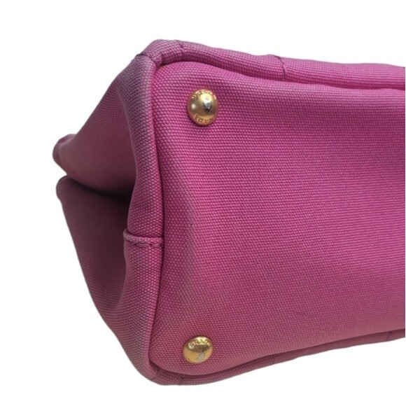 💖PRADA Pink Canvas Crossbody/Handbag, shoulder Authentic - Picture 10 of 16